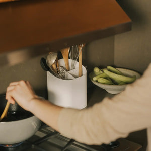 Sloped Utensil Holder, Steel - APTO