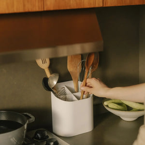 Sloped Utensil Holder, Steel - APTO