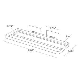 Slotted Bathroom Tray - Steel Yamazaki Home TOWER