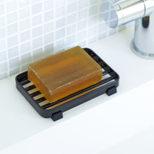 Slotted Soap Tray Steel-Soap Dish-Yamazaki Home-santoku nyc