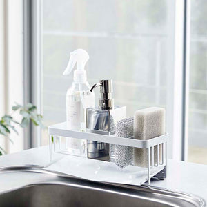 Sponge & Bottle Holder, Steel-Sponge Holder-Yamazaki Home-Black-santoku nyc