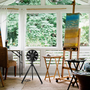 Standing Electric Fan 'NatureWind Studio' - BALMUDA