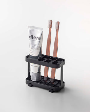 Steel Toothbrush & Toothpaste Stand-Toothbrush Holder-Yamazaki Home-santoku nyc