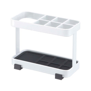 Steel Toothbrush & Toothpaste Stand-Toothbrush Holder-Yamazaki Home-White-santoku nyc