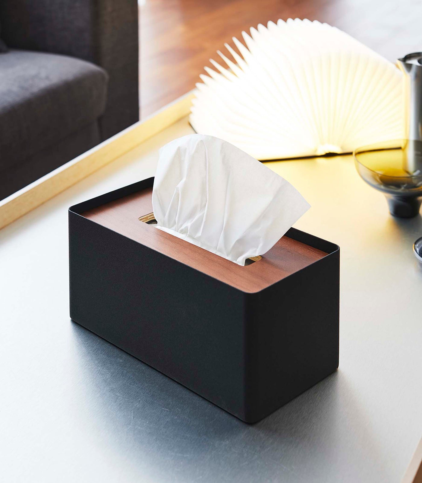 Yamazaki Home Square Tissue Box Cover, Steel – SANTOKU NYC