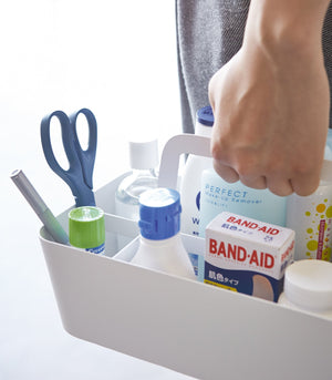 Storage Caddy, Steel - Yamazaki Home-Baskets and Bins-Yamazaki Home-santoku nyc