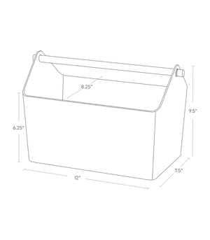Storage Caddy Yamazaki Home Favori Dimensions