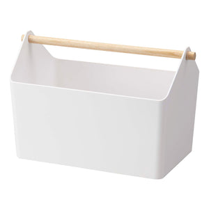 Storage Caddy-Baskets and Bins-Yamazaki Home-White-santoku nyc