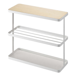 Storage Table H 17", Steel-End + Side Tables-Yamazaki Home-White-santoku nyc