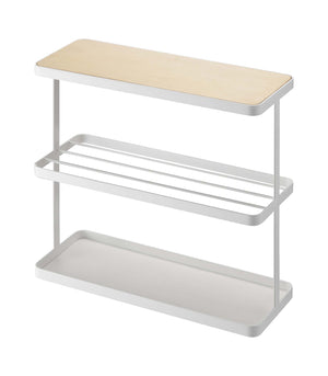 Storage Table H 17", Steel-End + Side Tables-Yamazaki Home-White-santoku nyc