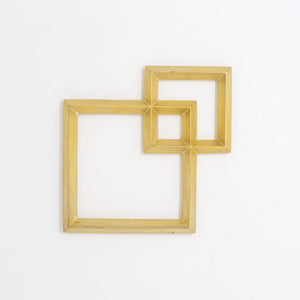 Brass Square Trivet - Sumitani Saburo Shouten-Trivet-Sumitani Saburo Shouten-santoku nyc