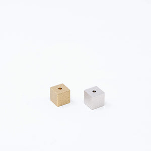 Brass Cube Incense Holder S - Sumitani Saburo Shouten-Incense Holder-Sumitani Saburo Shouten-SANTOKU NYC