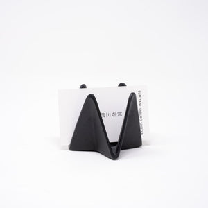 Iron Business Card Holder for Desk - Sumitani Saburo Shouten-Desk Organizer-Sumitani Saburo Shouten-santoku nyc