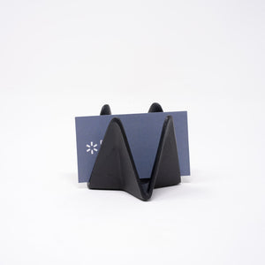 Iron Business Card Holder for Desk - Sumitani Saburo Shouten-Desk Organizer-Sumitani Saburo Shouten-santoku nyc