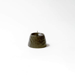 Round Candle Holder Dark Brown - Sumitani Saburo Shouten-Candle Holder-Sumitani Saburo Shouten-santoku nyc