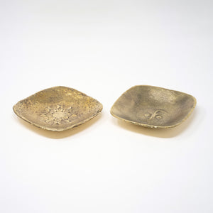 Brass Hydrangea Tray - Sumitani Saburo Shouten-Desk Organizer-Sumitani Saburo Shouten-santoku nyc