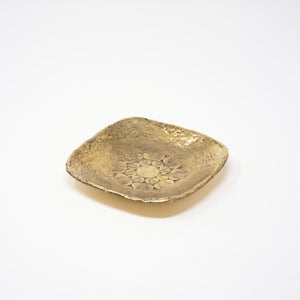 Brass Hydrangea Tray - Sumitani Saburo Shouten-Desk Organizer-Sumitani Saburo Shouten-santoku nyc