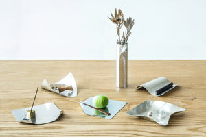 Suzugami Bendable Paper-Thin Tin Plate 'Kazahana' Rectangle - Syouryu-Kitchen & Tableware-syouryu-Small-santoku nyc