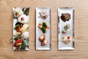 Suzugami Bendable Paper-Thin Tin Plate 'Kazahana' Rectangle - Syouryu-Kitchen & Tableware-syouryu-santoku nyc