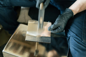 Suzugami Bendable Paper-Thin Tin Plate 'Kazahana' Rectangle - Syouryu-Kitchen & Tableware-syouryu-Small-santoku nyc