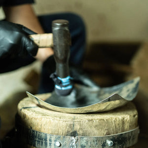 Tsuiki Suzugami Hand-Hammered Bendable Paper-Thin Tin Plate 'Kazahana' Square - Syouryu