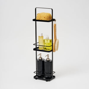 Three-Tier Shower Caddy 26" H, Steel - Yamazaki Home-Shower Caddy-Yamazaki Home-Black-SANTOKU NYC