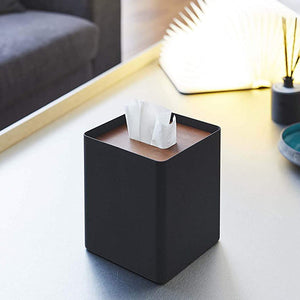 Square Tissue Box Cover, Steel-Tissue Case-Yamazaki Home-santoku nyc