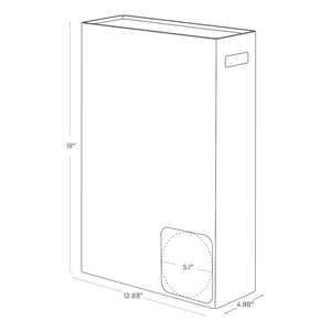 Plate Toilet Paper Stocker - Steel Yamazaki Home