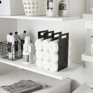 Towel Storage Organizer, Steel-Closet Organizer-Yamazaki Home-santoku nyc