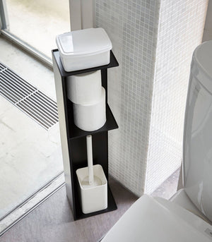 Bathroom Organizer - Steel-Toilet Paper Stocker-Yamazaki Home-santoku nyc