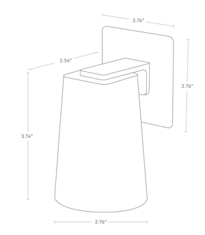 Traceless Adhesive Magnetic Cup - Yamazaki Home-Traceless Adhesive-Yamazaki Home-White-santoku nyc