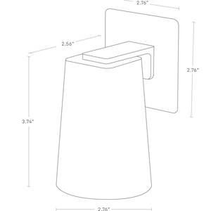 Traceless Adhesive Magnetic Cup - Yamazaki Home-Traceless Adhesive-Yamazaki Home-White-santoku nyc