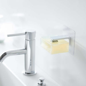Traceless Adhesive Magnetic Soap Holder - Yamazaki Home-Traceless Adhesive-Yamazaki Home-White-santoku nyc