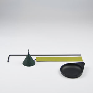 Triangle Tabletop Cast Iron Wind Chime - Chushin Kobo-Bells-santoku nyc-santoku nyc