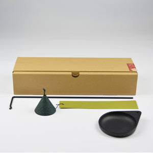 Triangle Tabletop Cast Iron Wind Chime - Chushin Kobo-Bells-santoku nyc-santoku nyc