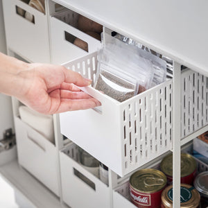 Two-Tier Cabinet Storage Basket - Yamazaki Home-Baskets and Bins-Yamazaki Home-santoku nyc