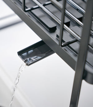 Two-Tier Steel Wire Dish Rack - Yamazaki Home-Dish Rack-Yamazaki Home-SANTOKU NYC