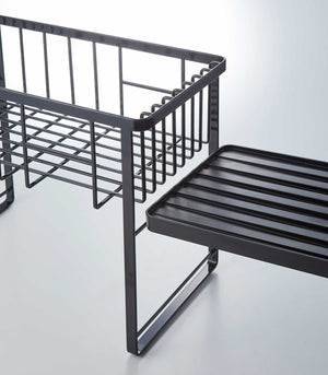 Two-Tier Steel Wire Dish Rack - Yamazaki Home-Dish Rack-Yamazaki Home-SANTOKU NYC