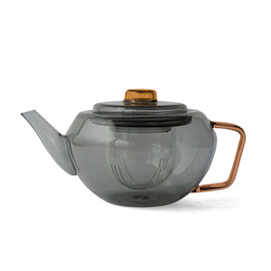 TWO TONE Heat-Resistant Glass Tea Pot - amabro