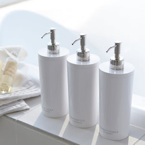 Round Shower Dispenser Three Styles-Shower Dispenser-Yamazaki Home-santoku nyc