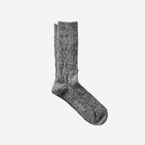 Unisex Alpaca Cable Pattern Socks- yahae-Socks-yahae-Gray-S-SANTOKU NYC