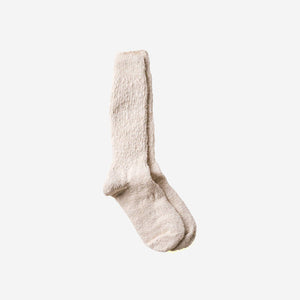 Unisex "Garabou" Organic Cotton Slipper Socks- yahae-Socks-yahae-Natural White-S-SANTOKU NYC