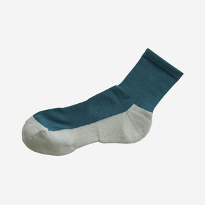 Unisex Cotton Cashmere Walking Socks - NISHIGUCHI-Socks-NISHIGUCHI-Lake Blue-S-santoku nyc
