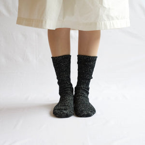 Unisex Hemp Cotton Ribbed Socks - NISHIGUCHI