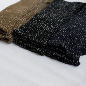 Unisex Hemp Cotton Ribbed Socks - NISHIGUCHI