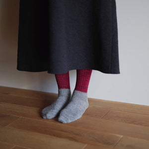 Unisex Mohair Wool Pile Socks - NISHIGUCHI-Socks-NISHIGUCHI-santoku nyc