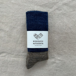 Unisex Mohair Wool Pile Socks - NISHIGUCHI-Socks-NISHIGUCHI-santoku nyc