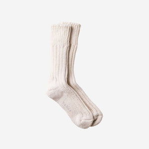 Unisex Organic Cotton Low Gauge Socks - yahae-Socks-yahae-Natural White-S-SANTOKU NYC