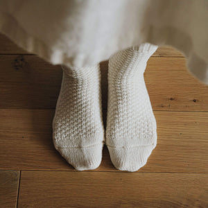 Unisex Recycled Wool & Cotton Boot Socks - NISHIGUCHI-Socks-NISHIGUCHI-santoku nyc
