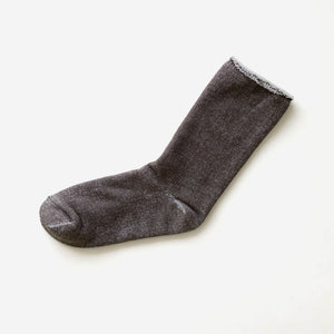 Unisex Silk Cotton Lounge Socks - NISHIGUCHI-Socks-SANTOKU NYC